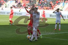 3. Fußball-Liga - Saison 2019/2020 - FC Ingolstadt 04 - Victoria Köln - Dennis Eckert Ayensa (#7,FCI)  reklamiert Handspiel - Foto: Meyer Jürgen