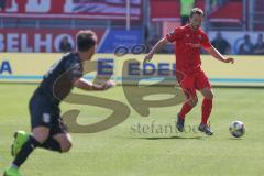 3. Fußball-Liga - Saison 2019/2020 - FC Ingolstadt 04 - Hallescher FC - Peter Kurzweg (#16,FCI)  - Foto: Meyer Jürgen