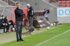 3. Liga - FC Ingolstadt 04 - SG Sonnenhof Großaspach - Cheftrainer Tomas Oral (FCI) nicht begeistert