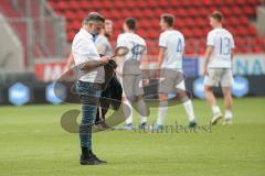 3. Liga - FC Ingolstadt 04 - 1. FC Magdeburg - hängende Köpfe Niederlage 0:2, Cheftrainer Tomas Oral (FCI)