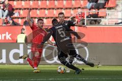 3. Liga - FC Ingolstadt 04 - KFC Uerdingen 05 - Fatih Kaya (9, FCI) Adam Matuschyk (KFC 31) Lukimya Assani (KFC 5)