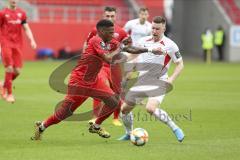 Im Bild: Frederic Ananou (#2 FC Ingolstadt)

Fussball - 3. Bundesliga - Ingolstadt - Saison 2019/2020 - FC Ingolstadt 04 - M1. FC Kaiserlautern - 01.02.2020 -  Foto: Ralf Lüger