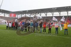 3. Fußball-Liga - Saison 2019/2020 - FC Ingolstadt 04 -  Preußen Münster - Schanzen Geber - kinder - Foto: Meyer Jürgen