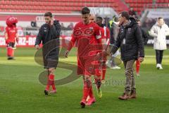 3. Liga - FC Ingolstadt 04 - KFC Uerdingen 05 - Niederlage hängende Köpfe Stefan Kutschke (30, FCI) Maximilian Thalhammer (6, FCI) Nico Antonitsch (5, FCI)