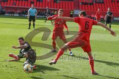 3. Fußball-Liga - Saison 2019/2020 - FC Ingolstadt 04 - KFC Uerdingen - Maximilian Thalhammer (#6,FCI) - Foto: Meyer Jürgen