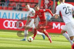 3. Fußball-Liga - Saison 2019/2020 - FC Ingolstadt 04 - 1.FC Kaiserslautern - Thomas Keller (#27,FCI)  - Foto: Meyer Jürgen