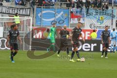 3. Fußball-Liga - Saison 2019/2020 - FC Ingolstadt 04 - Chemnitzer FC - Der 1:1 Ausgleichstreffer - enttäuschte Gesichter - Nico Antonitsch (#5,FCI)  - Foto: Meyer Jürgen