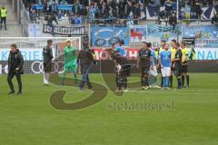 3. Fußball-Liga - Saison 2019/2020 - FC Ingolstadt 04 - Chemnitzer FC - Entäuschte Gesichter nach dem Spiel - Stefan Kutschke (#30,FCI)  - Beister Maximilian (#10,FCI) -  - Foto: Meyer Jürgen