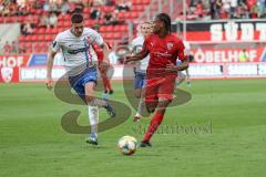 3. Liga - Fußball - FC Ingolstadt 04 - Hansa Rostock - rechts Caniggia Ginola Elva (14, FCI)