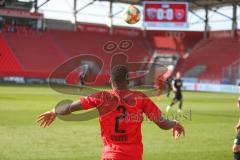 3. Fußball-Liga - Saison 2019/2020 - FC Ingolstadt 04 - KFC Uerdingen - Frederic Ananou (#2,FCI) beim Einwurf - Foto: Meyer Jürgen