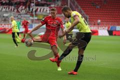 3. Liga - Fußball - FC Ingolstadt 04 - Würzburger Kickers - Patrick Sussek (37, FCI) Sebastian Schuppan (27 Würzburg)