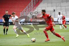 3. Liga - FC Ingolstadt 04 - FC Bayern Amateure - Angriff Fatih Kaya (9, FCI) Angelo Stiller (38 FCB)