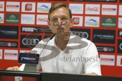 Im Bild: Oliver Samwald (Pressesprecher FCI)

Fussball - 3. Bundesliga - Ingolstadt - Saison 2019/2020 - FC Ingolstadt 04 - MSV Duisburg - 27.07.2019 -  Foto: Ralf Lüger/rsp-sport.de