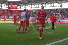 3. Fußball-Liga - Saison 2019/2020 - FC Ingolstadt 04 - KFC Uerdingen - Marcel Gaus (#19,FCI)  vor dem Spiel - Foto: Meyer Jürgen