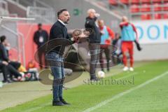 3. Liga - FC Ingolstadt 04 - SG Sonnenhof Großaspach - Cheftrainer Tomas Oral (FCI) motiviert sein Team