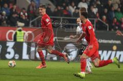 3. Liga - FC Ingolstadt 04 - 1860 München - Stefan Kutschke (30, FCI) Fatih Kaya (9, FCI)