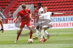 3. Liga - FC Ingolstadt 04 - FC Bayern Amateure - Filip Bilbija (35, FCI) Kwasi Okyere Wriedt (10 FCB)