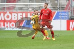 3. Liga - FC Ingolstadt 04 - SG Sonnenhof Großaspach - Tobias Schröck (21, FCI) Dominik Martinovic (22 SG)