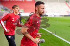 3. Liga - Fußball - FC Ingolstadt 04 - FSV Zwickau - Warmup Fatih Kaya (9, FCI) Filip Bilbija (35, FCI)