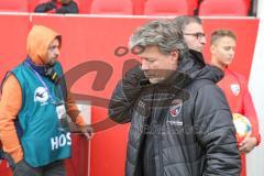 3. Fußball-Liga - Saison 2019/2020 - FC Ingolstadt 04 -  Preußen Münster - Chef-Trainer Jeff Saibene (FCI) - Foto: Meyer Jürgen