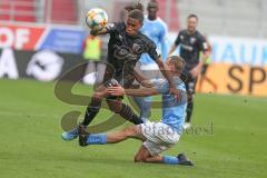 3. Fußball-Liga - Saison 2019/2020 - FC Ingolstadt 04 - Chemnitzer FC - Ganiggia Ginola Elva (#14,FCI)  - Milde Paul (#31 Chemnitz) - Foto: Meyer Jürgen