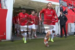 3. Fußball-Liga - Saison 2019/2020 - FC Ingolstadt 04 - Victoria Köln - Björn Paulsen (#4,FCI)  - Frederic Ananou (#2,FCI) - Foto: Meyer Jürgen