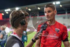 3. Liga - Fußball - FC Ingolstadt 04 - Hansa Rostock - 2.2 Spiel ist aus, Interview mit Stefan Kutschke (30, FCI)