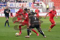 3. Liga - FC Ingolstadt 04 - KFC Uerdingen 05 - Caniggia Ginola Elva (14, FCI) Dorda Christian Adam Matuschyk (KFC 31)