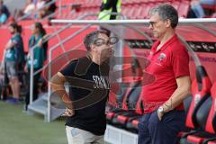 3. Liga - Fußball - FC Ingolstadt 04 - Hansa Rostock - Geschäftsführer Franz Spitzauer (FCI) und Direktor Sport Michael Henke (FCI)