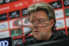 3. Liga - FC Ingolstadt 04 - 1860 München - Pressekonferenz nach dem Spiel Cheftrainer Jeff Saibene (FCI)