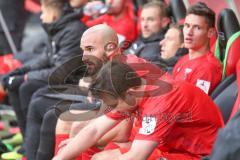 3. Liga - FC Ingolstadt 04 - FC Ingolstadt 04 - SV Meppen - Enttäuschte Spieler nach dem 1:1 Ausgleichstreffer - Nico Antonitsch (#5,FCI)  - Maximilian Thalhammer (#6,FCI) - Foto: Stefan Bösl