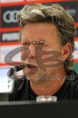 3. Liga - Fußball - FC Ingolstadt 04 - Hansa Rostock - Pressekonferenz nach dem Spiel Cheftrainer Jeff Saibene (FCI)