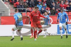 3. Liga - FC Ingolstadt 04 - Carl Zeiss Jena - Manuel Maranda (30 Jena) Dennis Eckert Ayensa (7, FCI)