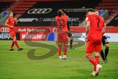 3. Liga - FC Ingolstadt 04 - SV Waldhof Mannheim - Torchance nicht genutzt, Justin Butler (33, FCI) ärgert sich