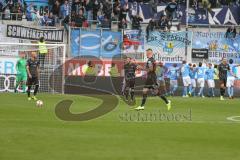 3. Fußball-Liga - Saison 2019/2020 - FC Ingolstadt 04 - Chemnitzer FC - Der 1:1 Ausgleichstreffer - enttäuschte Gesichter - Foto: Meyer Jürgen