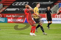 3. Liga - FC Ingolstadt 04 - SV Waldhof Mannheim - Torchance nicht genutzt, Justin Butler (33, FCI) ärgert sich