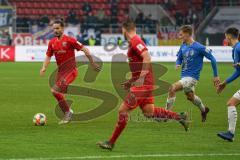 3. Liga - FC Ingolstadt 04 - Carl Zeiss Jena - Jonatan Kotzke (25 FCI) Michael Heinloth (17, FCI)