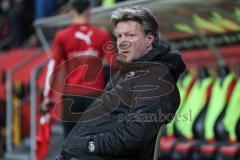 3. Liga - FC Ingolstadt 04 - 1860 München - Cheftrainer Jeff Saibene (FCI) vor dem Spiel