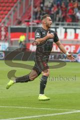 3. Fußball-Liga - Saison 2019/2020 - FC Ingolstadt 04 - Chemnitzer FC - Der 1:0 Führungstreffer durch Fatih Kaya (#9,FCI)  - jubel - Foto: Meyer Jürgen