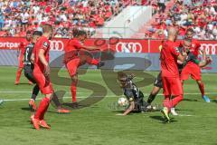 3. Fußball-Liga - Saison 2019/2020 - FC Ingolstadt 04 - Hallescher FC - Ganiggia Ginola Elva (#14,FCI)  - Foto: Meyer Jürgen