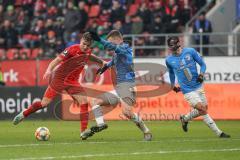 3. Liga - FC Ingolstadt 04 - Carl Zeiss Jena - Dennis Eckert Ayensa (7, FCI) Manuel Maranda (30 Jena)
