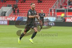 3. Fußball-Liga - Saison 2019/2020 - FC Ingolstadt 04 - Chemnitzer FC - Der 1:0 Führungstreffer durch Fatih Kaya (#9,FCI)  - jubel - Foto: Meyer Jürgen