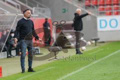 3. Liga - FC Ingolstadt 04 - SG Sonnenhof Großaspach - Cheftrainer Tomas Oral (FCI) regt sich auf