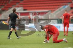 3. Liga - FC Ingolstadt 04 - 1. FC Magdeburg - hängende Köpfe Niederlage 0:2, Butler und Stefan Kutschke (30, FCI)