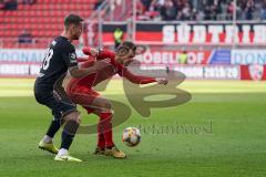 3. Liga - FC Ingolstadt 04 - KFC Uerdingen 05 - Konrad Manuel (KFC 28) Marcel Gaus (19, FCI)