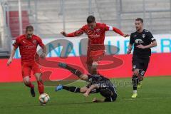 3. Liga - FC Ingolstadt 04 - KFC Uerdingen 05 - Stefan Kutschke (30, FCI) Foul Rodriguez Roberto (KFC 11) Maximilian Beister (10, FCI)