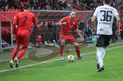 3. Liga - FC Ingolstadt 04 - 1860 München - Maximilian Beister (10, FCI) Dennis Eckert Ayensa (7, FCI) Steinhart Phillipp (36, München)