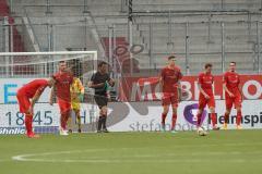 3. Liga - FC Ingolstadt 04 - 1. FC Magdeburg - Tor gegen Ingolstadt 0:2, hängende Köpfe Stefan Kutschke (30, FCI) Torwart Marco Knaller (1, FCI) Maximilian Wolfram (8, FCI) Maximilian Thalhammer (6, FCI) Marcel Gaus (19, FCI) Tobias Schröck (21, FCI)