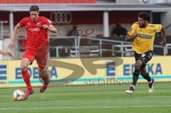 3. Liga - FC Ingolstadt 04 - SV Waldhof Mannheim - Maximilian Thalhammer (6, FCI) Gouaida Mohamed (18 Mannheim)