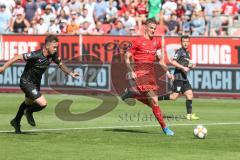 3. Fußball-Liga - Saison 2019/2020 - FC Ingolstadt 04 - Hallescher FC - Stefan Kutschke (#30,FCI)  - Foto: Meyer Jürgen